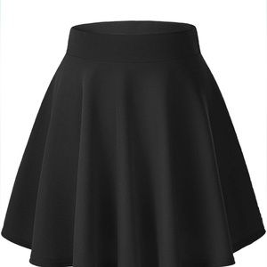 Urban CoCo Women's Basic Versatile Stretchy Flared Casual Mini Skater Skirt